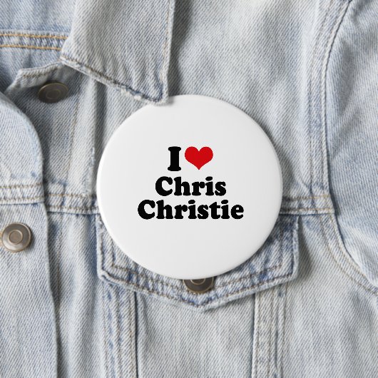 I LIEBE CHRIS CHRISTIE BUTTON (Beispiel)