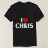 I Liebe Chris - I Heart Chris T - Shirt (Design vorne)