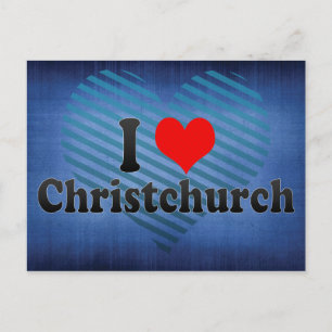 I Liebe Christchurch, Neuseeland Postkarte