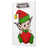 "I LIEBE CHRISTMAS" ELF KLEMMBRETT (Links)