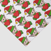 "I LIEBE CHRISTMAS" ELF SEIDENPAPIER (Ausschnitt)