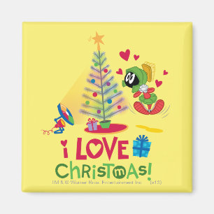 I Liebe Christmas - MARVIN THE MARTIAN™ Magnet