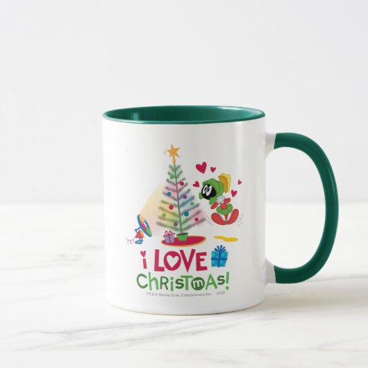 I Liebe Christmas - MARVIN THE MARTIAN™ Tasse (Rechts)