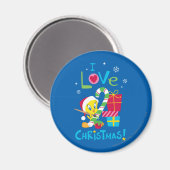 I Liebe Christmas - TWEETY™ Magnet (Vorderseite/Rückseite)