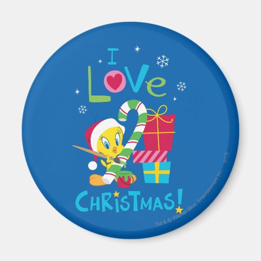 I Liebe Christmas - TWEETY™ Magnet (Vorne)