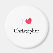 I Liebe Christopher Magnet (Vorne)