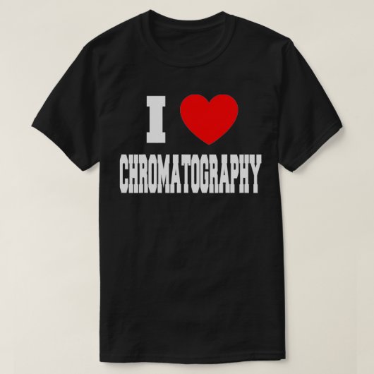 I Liebe-Chromatographie T-Shirt (Design vorne)