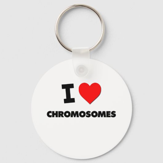 I Liebe Chromosomen Schlüsselanhänger (Vorderseite)