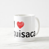 I Liebe Chuquisaca Kaffeetasse (VorderseiteRechts)