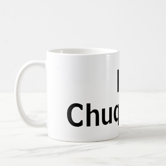 I Liebe Chuquisaca Kaffeetasse (Links)