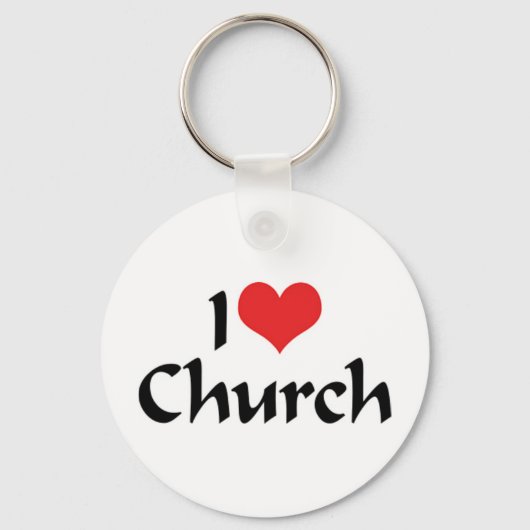 I Liebe Church Schlüsselanhänger (Vorderseite)