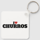 I Liebe Churros Schlüsselanhänger (Rückseite)