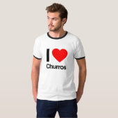 i Liebe churros T-Shirt (Vorne ganz)
