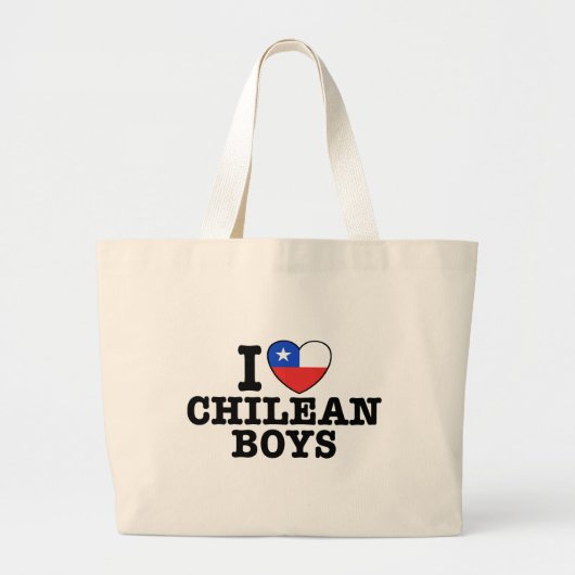 I Liebe Cilean Boys Jumbo Stoffbeutel (Vorne)