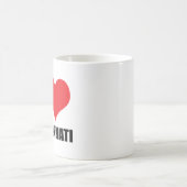I Liebe Cincinnati Kaffeetasse (Mittel)