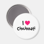 I Liebe Cincinnati Magnet (Vorderseite/Rückseite)