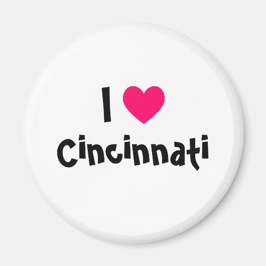 I Liebe Cincinnati Magnet (Vorne)