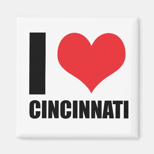 I Liebe Cincinnati Magnet (Vorne)