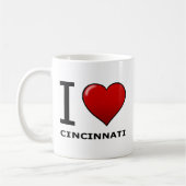 I LIEBE CINCINNATI, OH- - OHIO KAFFEETASSE (Links)