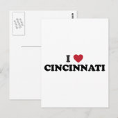 I Liebe Cincinnati Ohio Postkarte (Vorne/Hinten)