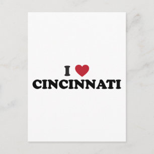 I Liebe Cincinnati Ohio Postkarte