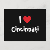 I Liebe Cincinnati Postkarte (Vorderseite)