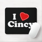 I Liebe Cincy Mousepad (Mit Mouse)