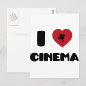 I Liebe Cinema Postkarte (Vorne/Hinten)
