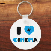 I Liebe Cinema Schlüsselanhänger (Vorderseite)