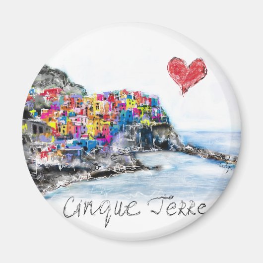 I Liebe Cinque Terre Magnet (Vorne)