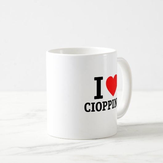 I Liebe Cioppino Kaffeetasse (VorderseiteRechts)