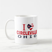 I Liebe Circleville, Ohio Kaffeetasse (Links)