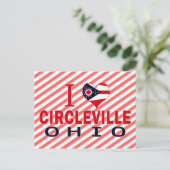 I Liebe Circleville, Ohio Postkarte (Stehend Vorderseite)