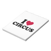 I Liebe Circus Notizblock (Rotiert)