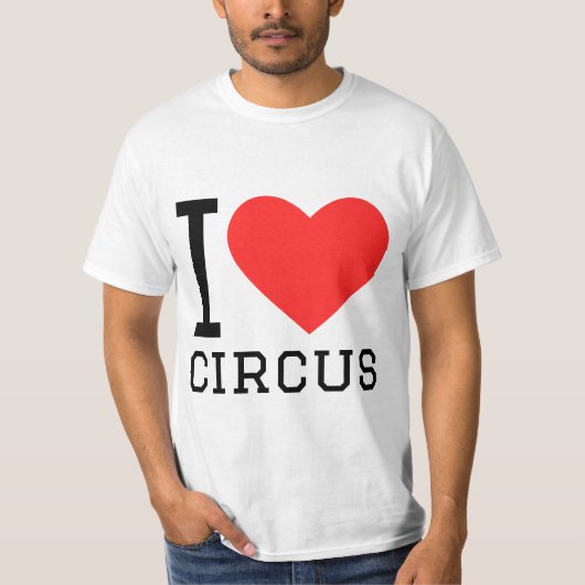 I Liebe Circus T-Shirt (Vorderseite)
