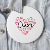 I Liebe Claire Button (Beispiel)
