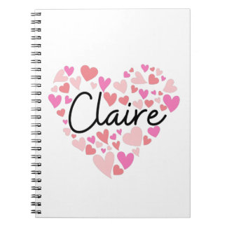 I Liebe Claire Notizblock