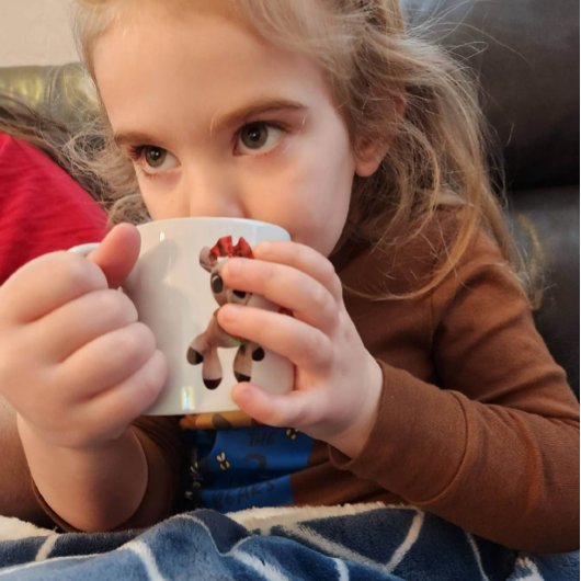 I Liebe Clarice Reindeer Rudolphs Freundin Kids Espressotasse