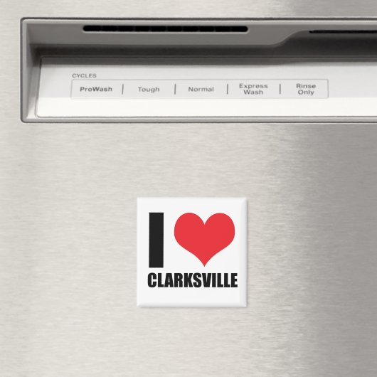 I Liebe Clarksville Magnet (In Situ (Geschirrspüler))