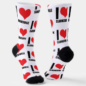 I Liebe Clarksville Socken (Gewinkelt)