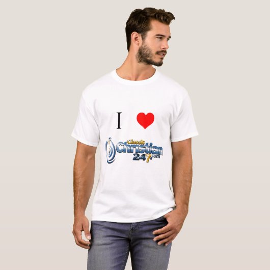 I Liebe ClassicChristian247.com - T - Shirt (Vorne ganz)