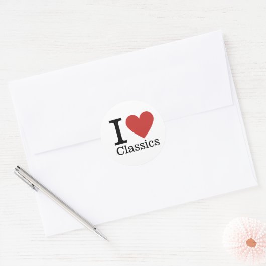 I ❤️ Liebe Classics STICKER (Umschlag)