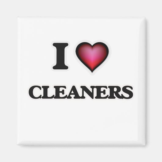I Liebe Cleaners Magnet (Vorne)