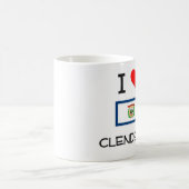 I Liebe Clendenin West Virginia Kaffeetasse (Mittel)