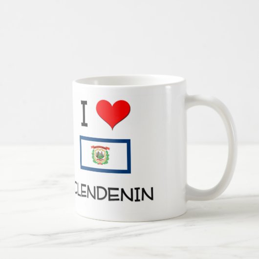 I Liebe Clendenin West Virginia Kaffeetasse (Rechts)