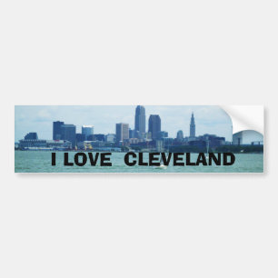 I LIEBE CLEVELAND Autoaufkleber