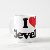 I Liebe Cleveland Kaffeetasse (Vorderseite Links)