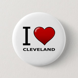 I LIEBE CLEVELAND, OH- - OHIO BUTTON
