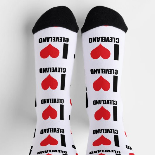 I Liebe Cleveland Socken (Oben)