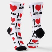 I Liebe Cleveland Socken (Gewinkelt)